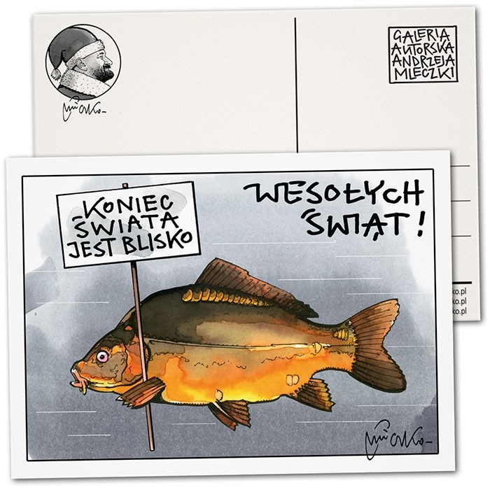 Pocztówka - Karp