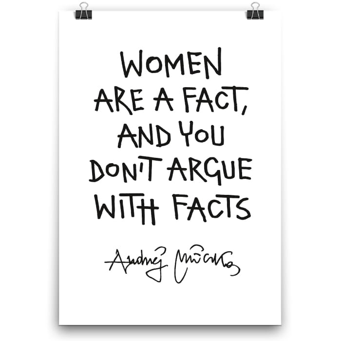 Poster - Women are fact