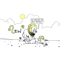 Kubek znak zodiaku - Lew