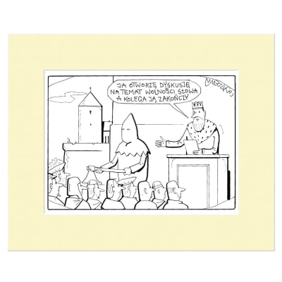 Oryginał -  Dyskusja na temat wolności słowa