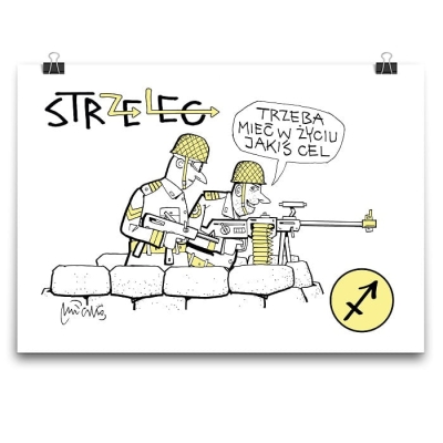 Plakat - Znak zodiaku - Strzelec