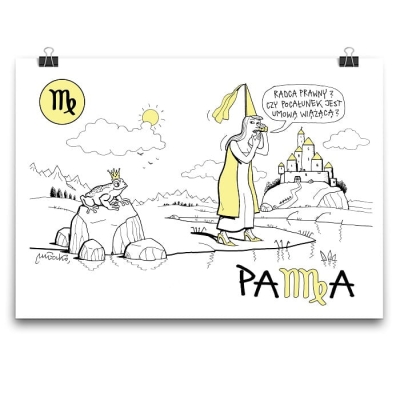 Plakat - Znak zodiaku - Panna