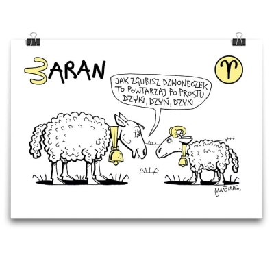 Plakat - Znak zodiaku - Baran