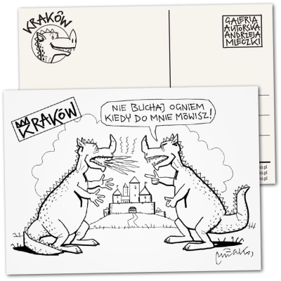 Pocztówka - Nie buchaj ogniem