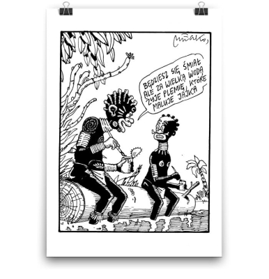 Plakat - Plemię, które maluje jajka