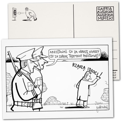 Pocztówka - Rządzą idioci