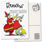 Pocztówka - Przyjaźń Krakowa i Warszawy