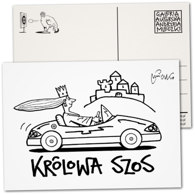 Pocztówka - Królowa szos