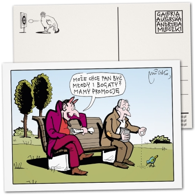 Pocztówka - Młody i bogaty