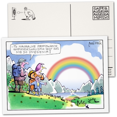 Pocztówka - Promowanie homoseksualizmu