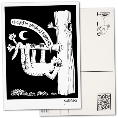 Pocztówka - Leniwiec