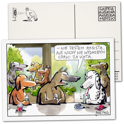 Pocztówka - Rasista