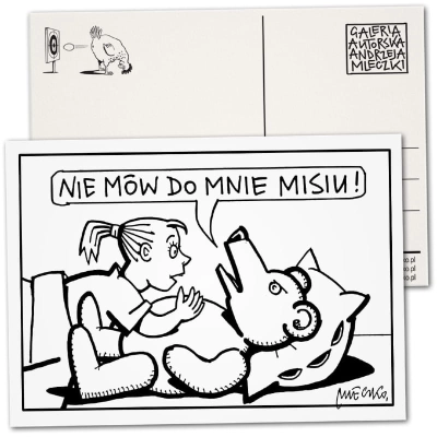 Pocztówka - Misiu