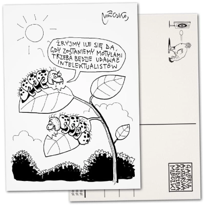 Pocztówka - Gąsienice