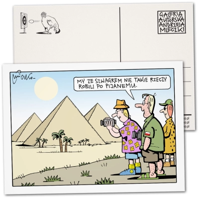 Pocztówka - Piramidy