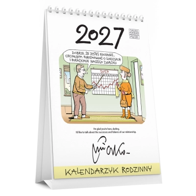 Kalendarz 2027 - Biurkowy